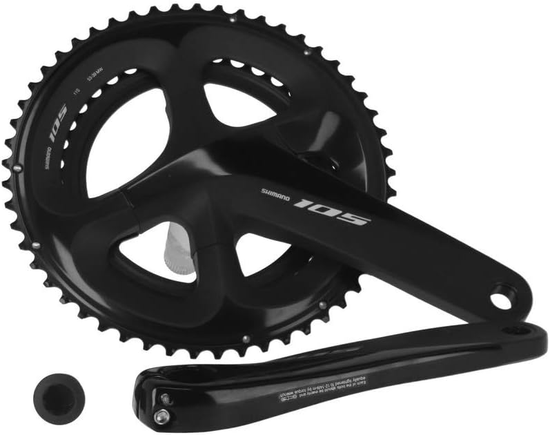 SHIMANO Unisex – Erwachsene Tretlager-2092852710 Tretlager, Schwarz, 175 mm