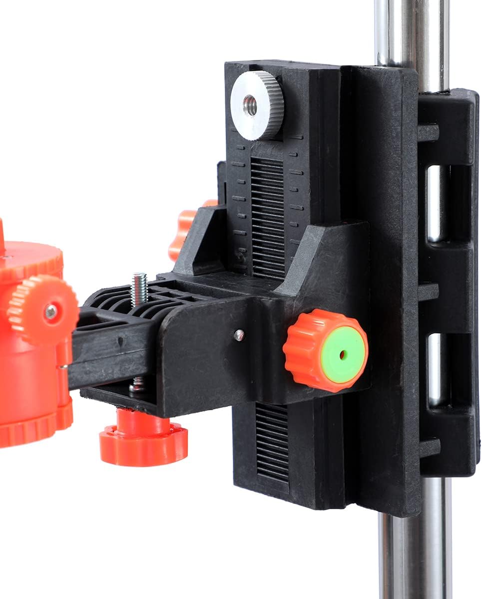 TOPWAY Laser Niveau Teleskopstange 115–400 cm Edelstahl Teleskop-Nivellierlatte ausziehbar vom Boden