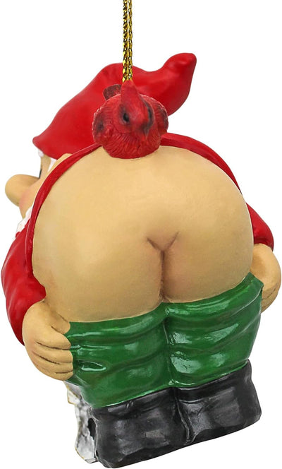 Weihnachtsverzierung - Gartenzwerge Figur - Loonie Moonie Gnome - Frech Mooning Zwerge Statuen, Loon