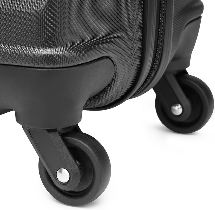KONO Trolley Koffer Mittelgross Koffer L Hartschalenkoffer Reisekoffer mit Rollen und TSA Schloss Le
