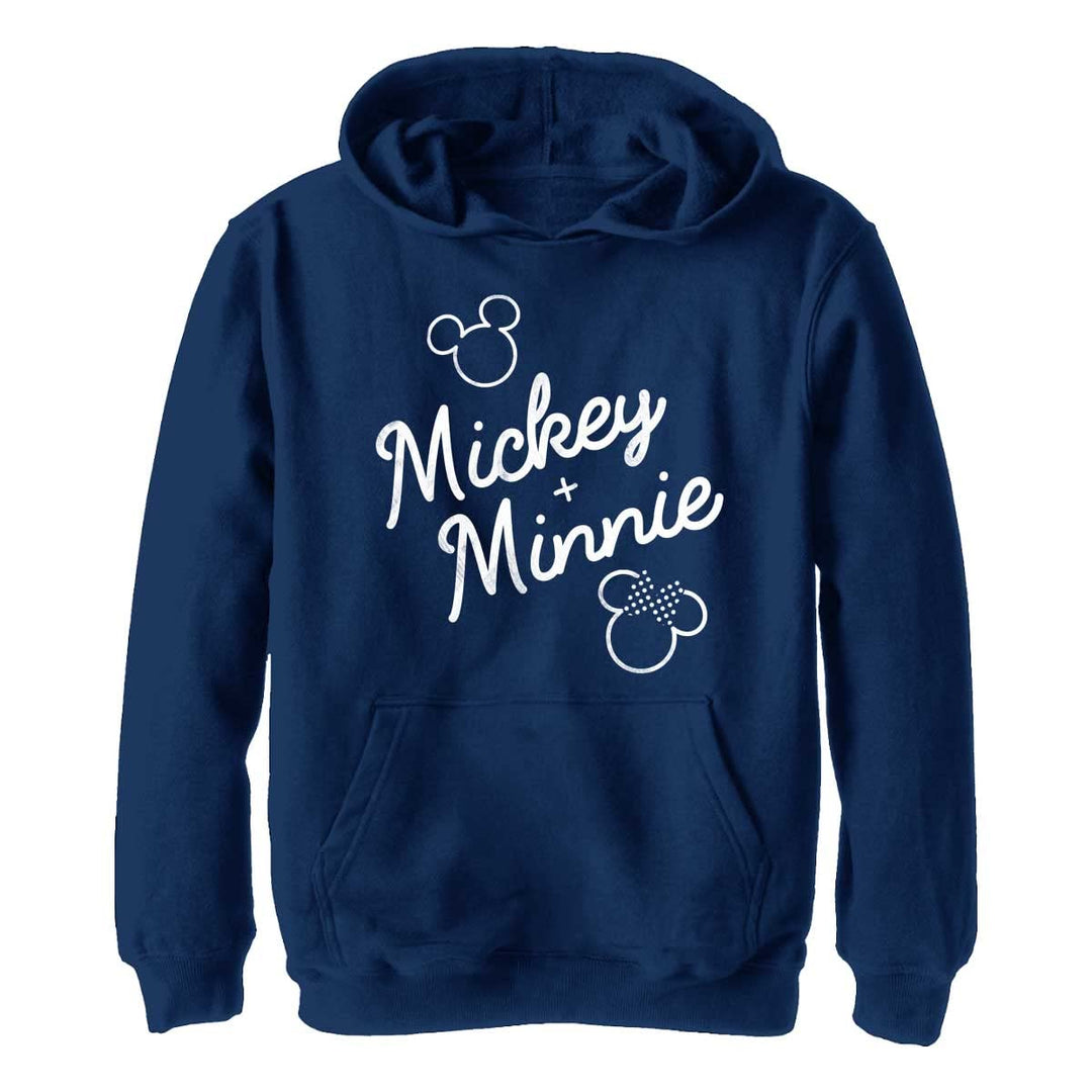 Disney Jungen Signed Together Hoodie, Marineblau Heather, L