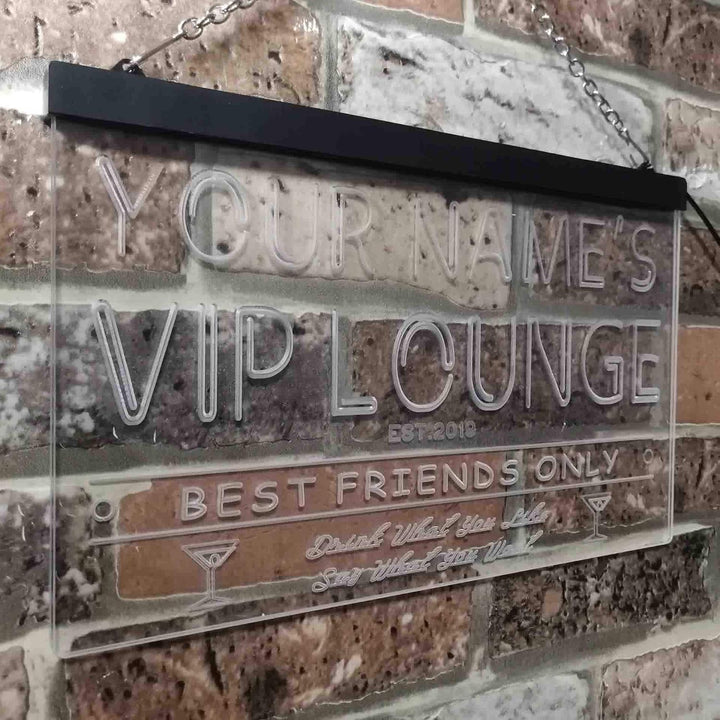 Personalized Your Name Est Year Theme VIP Lounge Bar Club Pub Dual Color LED Barlicht Neonlicht Lich