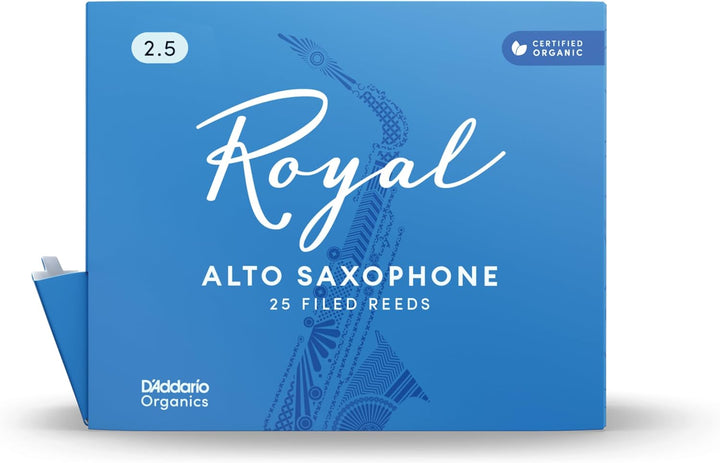 Royal by D'Addario Blätter für Altsaxophon, Stärke 2,5, 25 Stück Strength 2.5 25 Stück Single, Stren