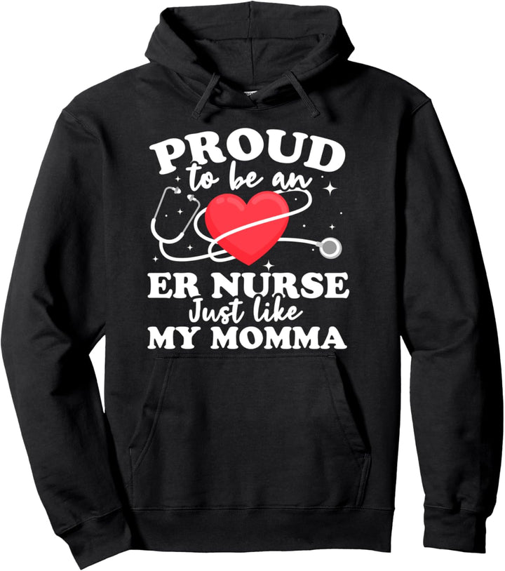 Proud To Be An ER Nurse - Emergency Room Nurse Pullover Hoodie