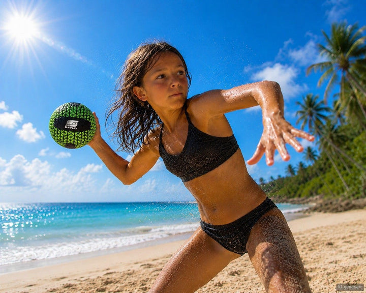 Sunflex® Beach- UND FUNBALL NeoGrip | Neopren Bälle mit maximalen Grip | rutschfeste Silikon-Oberflä