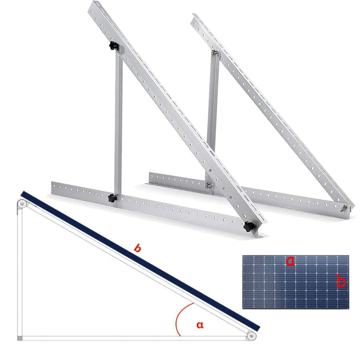 Solarmodul Halterung 1040mm Breit for 1 PV 250-380W, Halterungen 2,5 mm Dicke, ALU Befestigung Solar