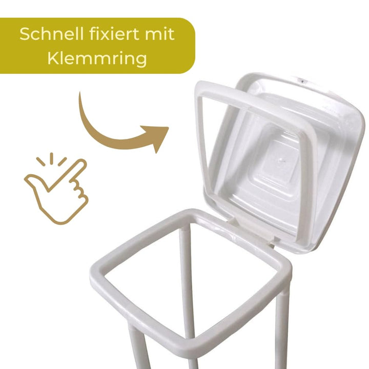 GarPet Müllsack Ständer Müllbeutel Mülleimer Gelber Sack Halter Höhenverstellbar Mülltonne Müllsacks