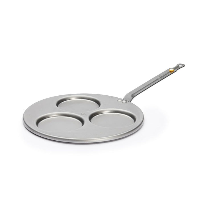 DE BUYER Blinis-Pfännchen, Edelstahl, Silber, 27 cm, 27 x 27 x 6 cm