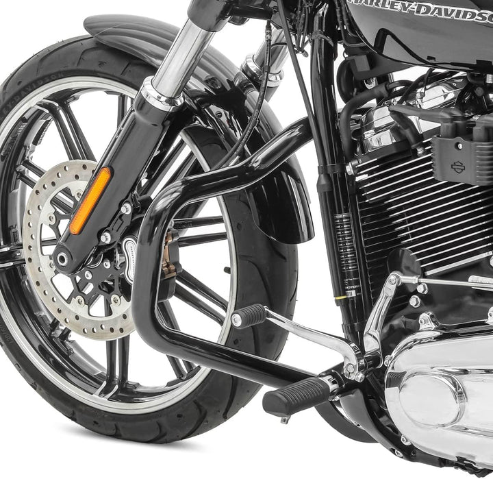Sturzbügel Mustache für Harley Davidson Softail Fat Bob 114 18-24 schwarz