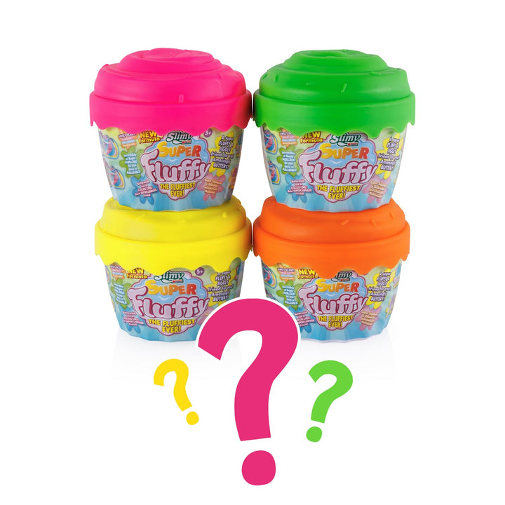 SLIMY Super Fluffy 300g Spielmasse im Cup Cake-Becher - der flaumigste Original Slimy Slime, lustig