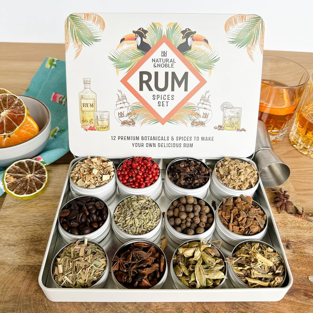 Gewürz-Set für Rum. Bereite deinen eigenen köstlichen Gewürzrum zu