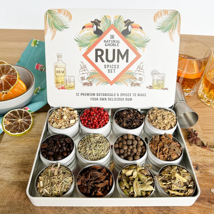 Gewürz-Set für Rum. Bereite deinen eigenen köstlichen Gewürzrum zu