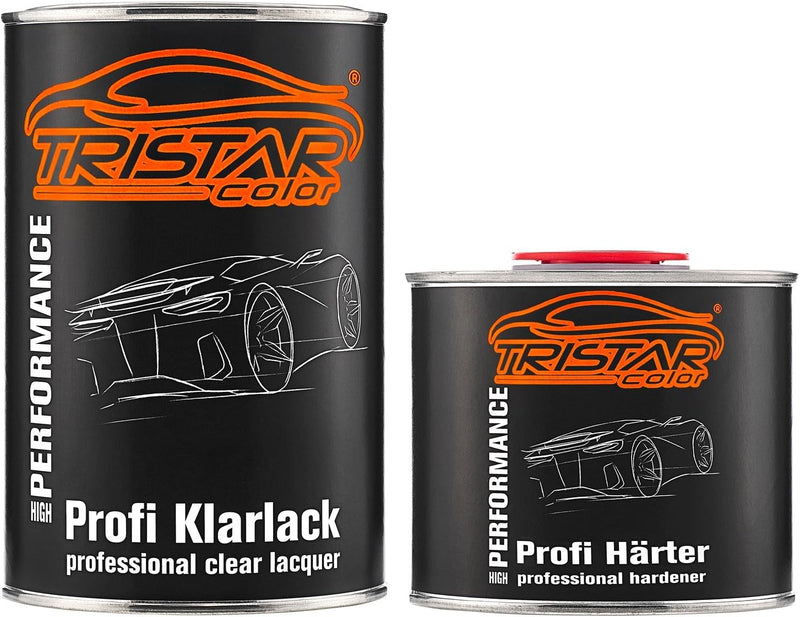 TRISTARcolor 1,5 Liter 2K Klarlack Autolack matt HS incl. Härter