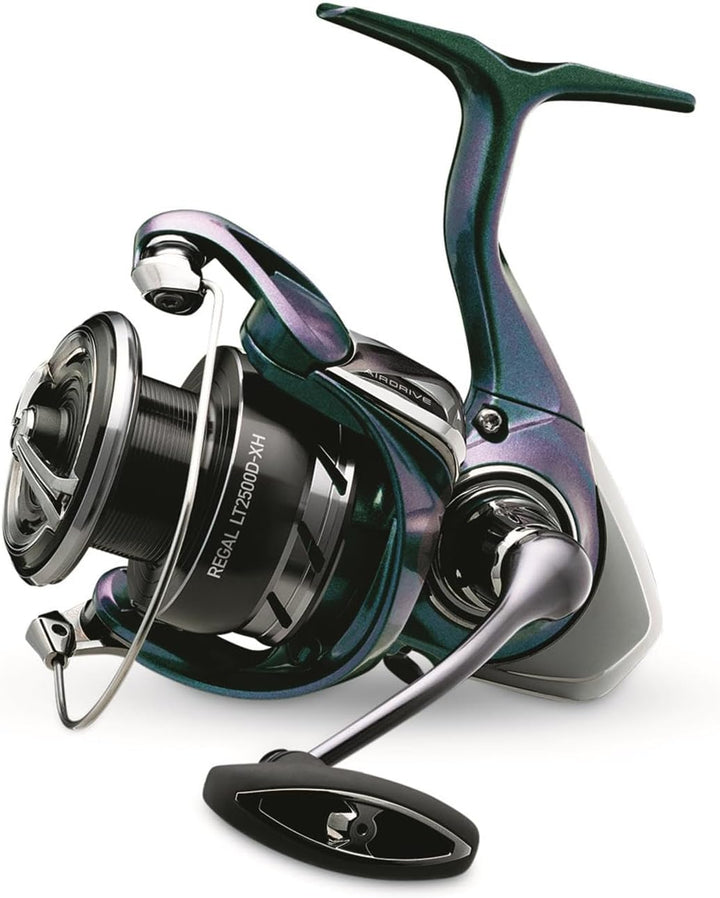 Daiwa Regal LT Deep Spool Spinning Reel for Lakes, Ponds and Rivers Schwarz 3000, Schwarz 3000