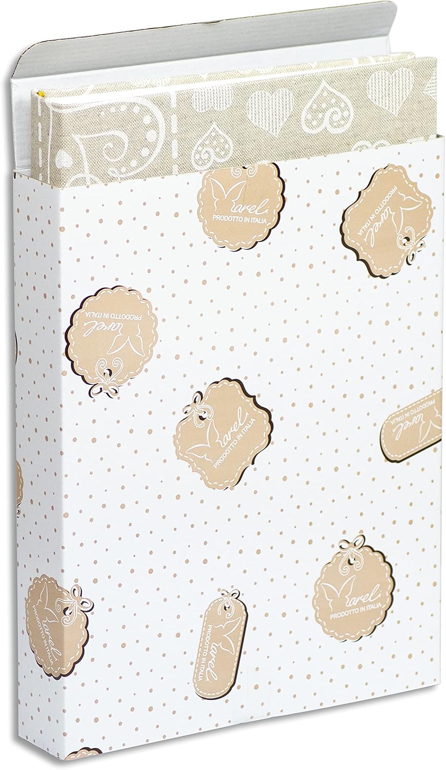 Geburtsfotoalbum mit Agenda 23 x 30 cm, 56 leere Seiten und 4 anpassbare Seiten aus dickem und wider