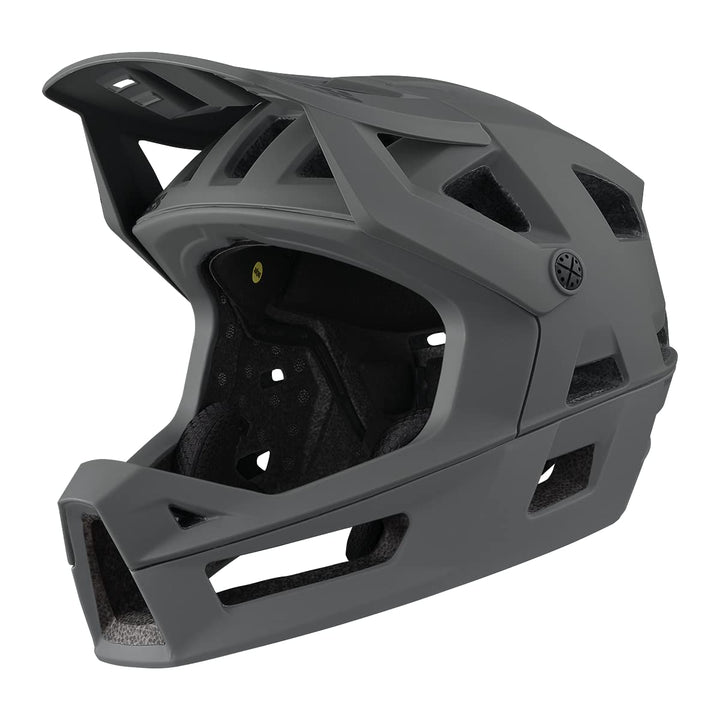 IXS Enduro MTB-Helm Trigger FF MIPS Olive Graphit L (58-62cm), Graphit L (58-62cm)
