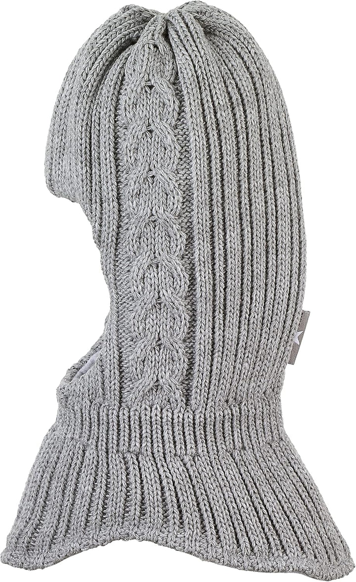 Sterntaler Unisex Kinder Kleinkinder Schalmütze Strick Zopfmuster Mütze 53 hellgrau, 53 hellgrau