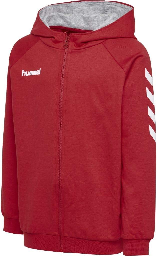 hummel Unisex Kinder Hmlgo Kids Cotton Zip Hoodie Kapuzenjacke, 176 True Red
