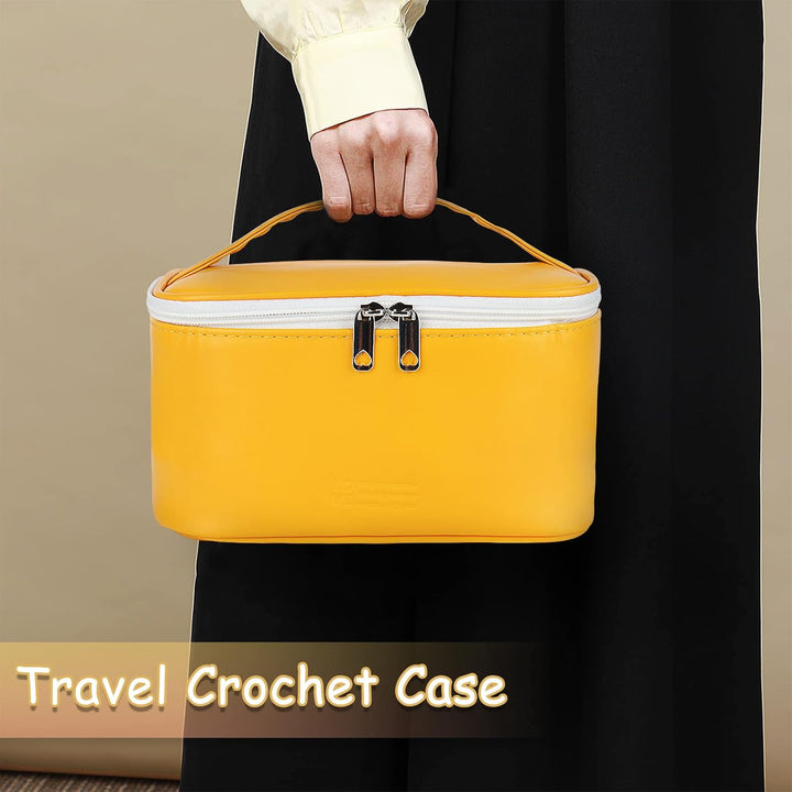 Coopay Häkelset für Anfänger Erwachsene, 58 Stück Häkelnadel Set Inklusive TPR Griff Häkelnadeln, Sp