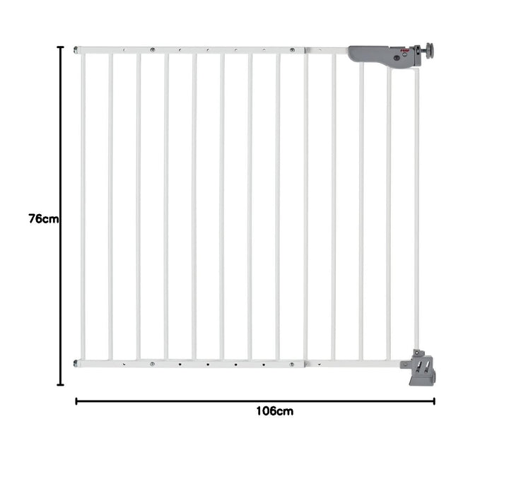 Reer Türgitter und Treppengitter Advanced zum Klemmen und Schrauben, Durchgangsbreite 73-106cm, 1188