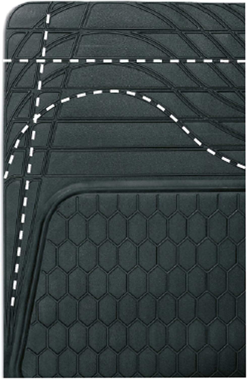 JOM Car Parts &amp; Car Hifi GmbH 20695 Kofferraummatte,Gummimatte 140 x 108 cm universal zuschneidbar K