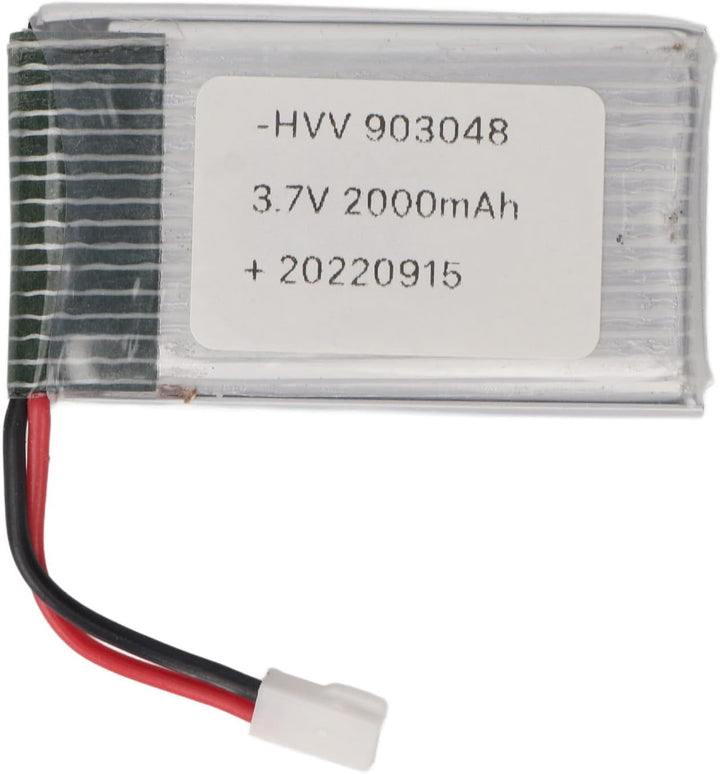 4 Pack 2000mAh 3,7V Hochleistungs-Ersatzakku für KY601S H11D H11C RC Quadcopter, 903048 RC Drohne Ak