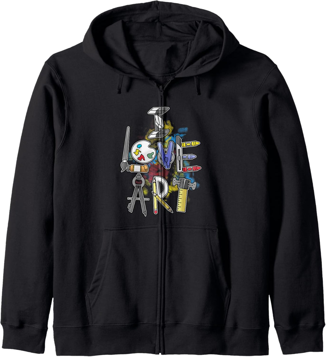 I Love Art - Ich Liebe Kunst Kapuzenjacke