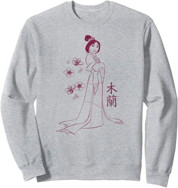 Disney Mulan Outline Sweatshirt