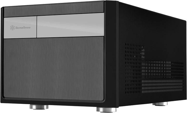 SilverStone SST-SG11B - Sugo Micro ATX Cube Gehäuse, schwarz, SST-SG11B