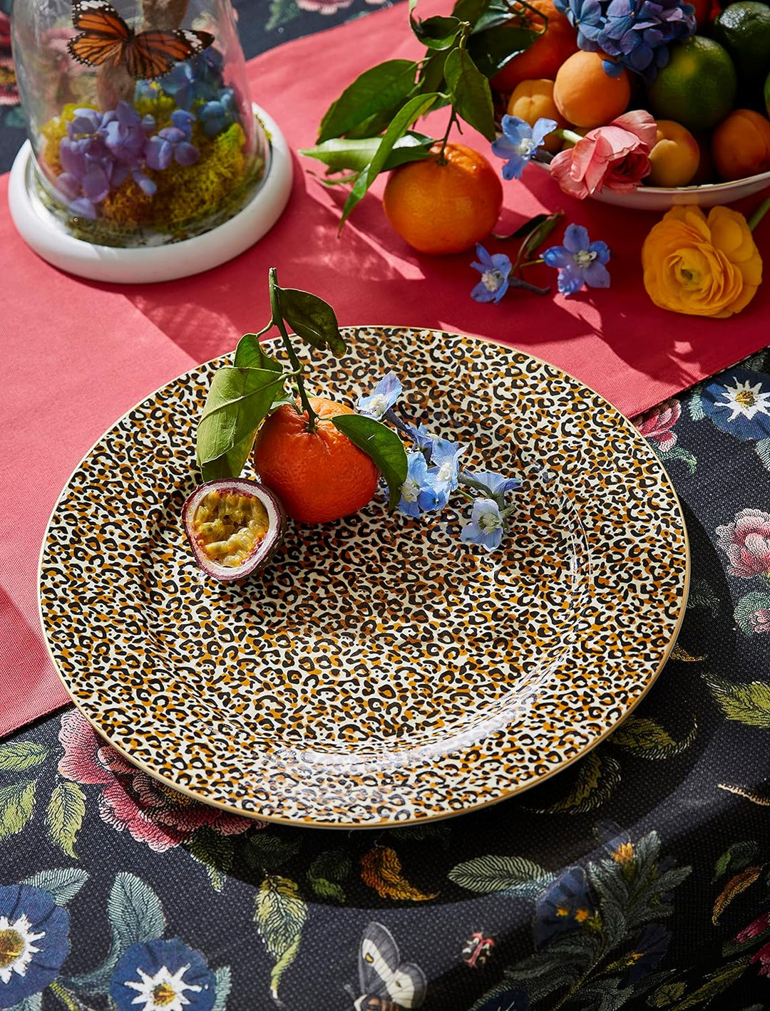 Spode Kreaturen der Neugier Leopard Servierplatte