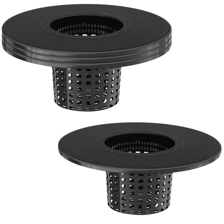 Tectsia Netztöpfe, 15,2 cm, für 1,8 l Eimer, Netz-Topfdeckel, 3 Stück, 2-in-1 breite Lippe, Hydrokul