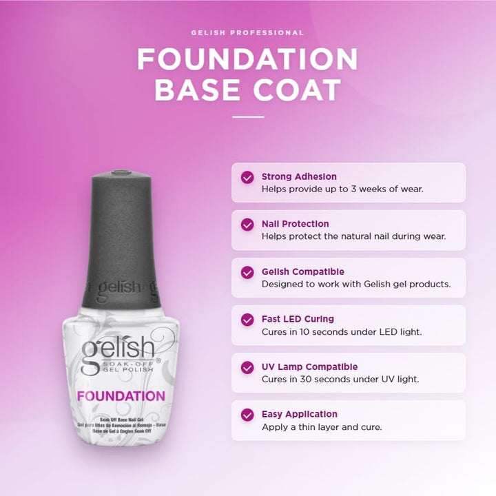 Harmony Gelish Nail Gel - Foundation Base, 1er Pack (1 x 15 ml)