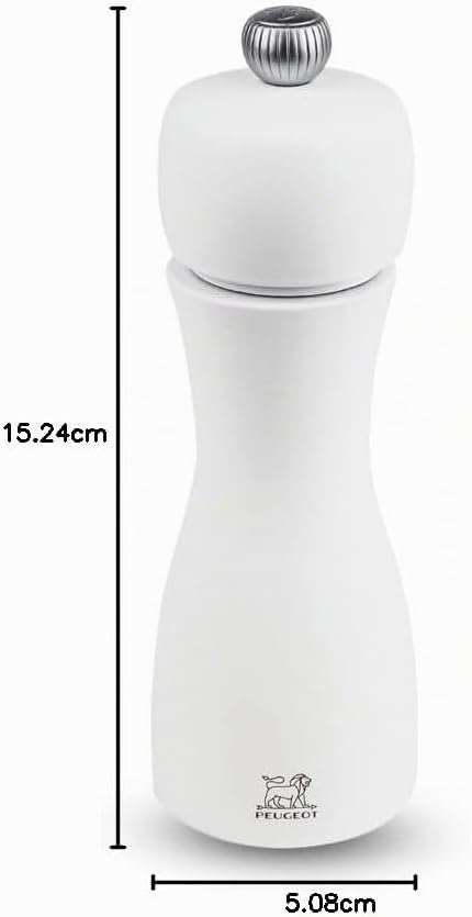 PEUGEOT - Salzmühle Tahiti 15 cm - Klassische Mahlgradeinstellung - Aus PEFC-zertifiziertem Holz - F