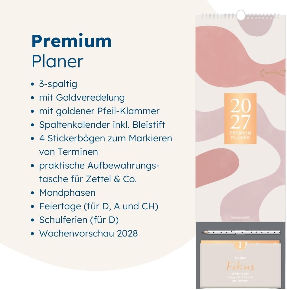 Premium-Planer 2027: Paarplaner, Premium-Planer 2027