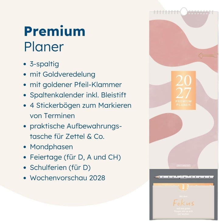 Premium-Planer 2027: Paarplaner, Premium-Planer 2027