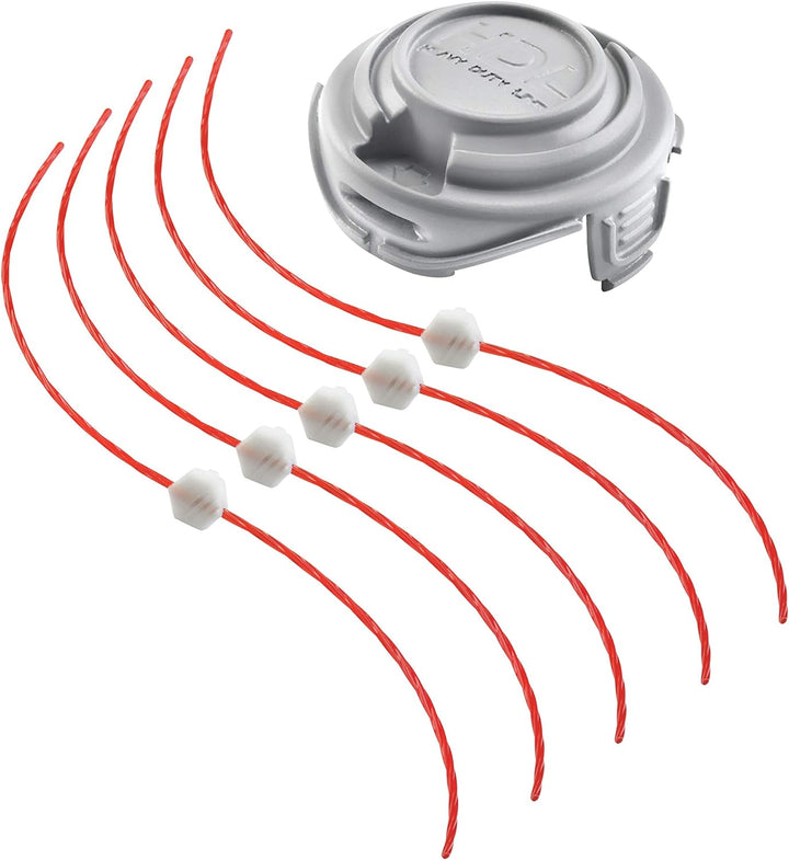 Black+Decker Elektro-Motorsense (900W, E-Drive Technologie, 35 cm Schnittbreite, Kantenschnittfunkti