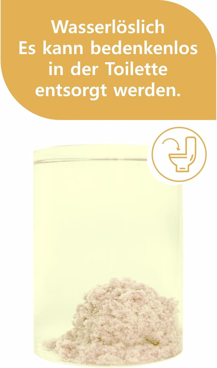 Tofu Katzenstreu (18 l/7,5 kg), natürlich und biologisch abbaubar, sofortige Bindemittel, staubarm,
