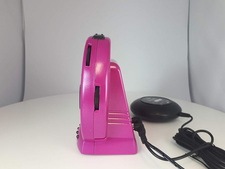 Geemarc Telecom S.A SBB500SSP-I Sonic Bomb, Vibrationswecker, Kunststoff, Plastik, Metal, Pink, One
