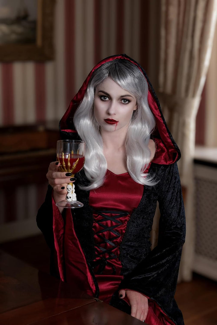 Boland - Vampir Lady Kostüm für Erwachsene, Faschingskostüme Damen, Horror Kostüm für Halloween oder
