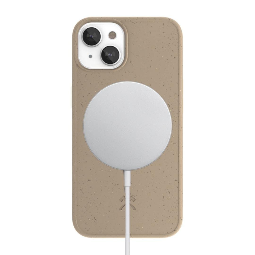 Woodcessories - Magnetische Handyhülle für iPhone 14 Plus kompatibel mit MagSafe, Hülle mit Magnet,