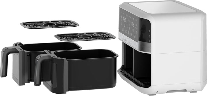 MasterPRO Rocket Duo 900-9 Liter 2400w Doppel-Luftfritteuse - Zeit- und Temperaturkontrolle - Digita
