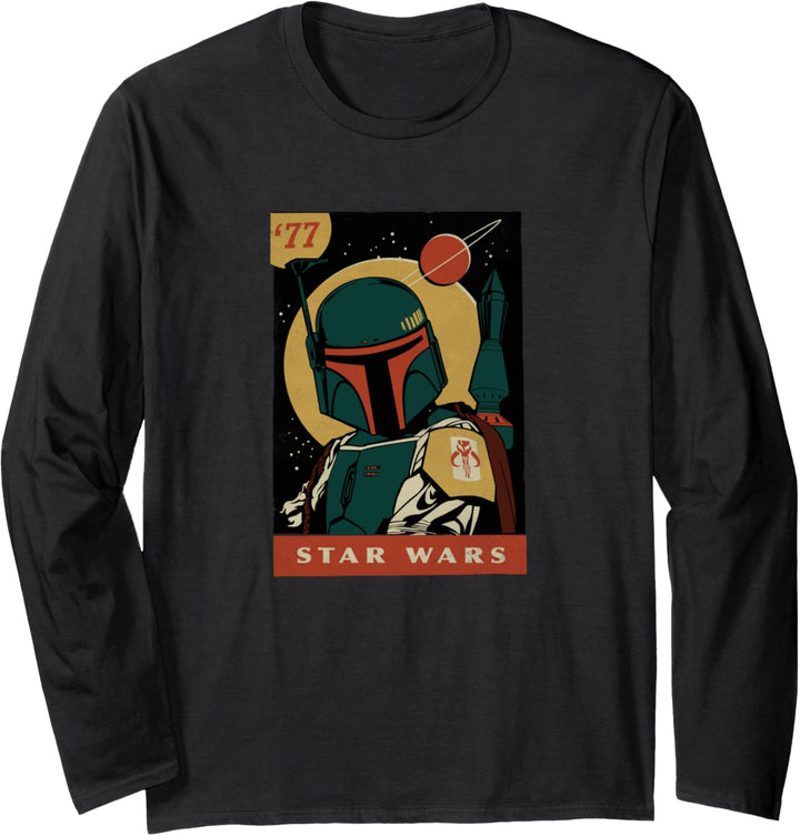 Star Wars Boba Fett Comic Cover 77 Langarmshirt