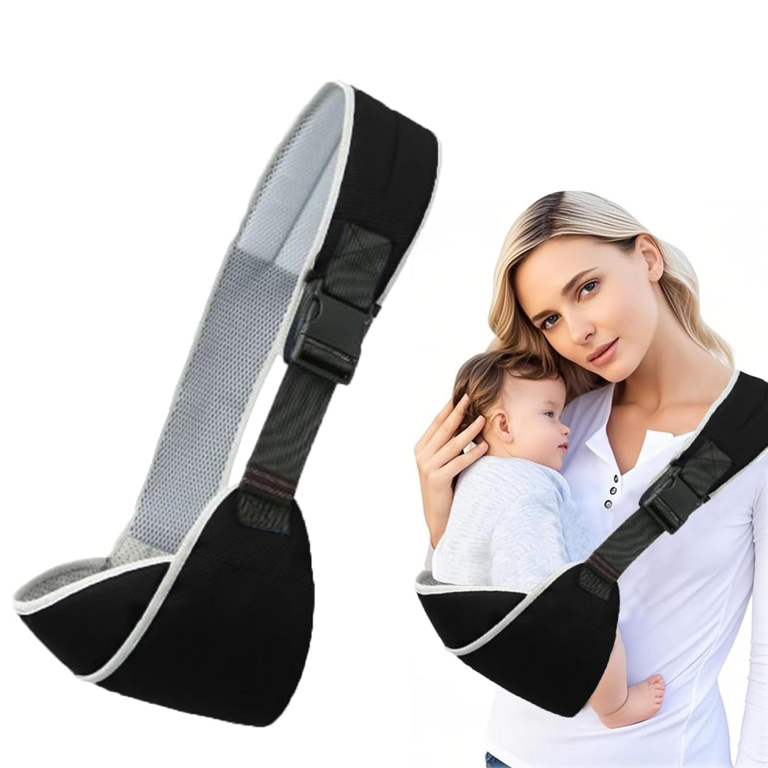 Tragetuch Baby Trage für Kinder bis 30kg Multifunktion Hüfttrage Verstellbar Trage Seitlich Kleinkin