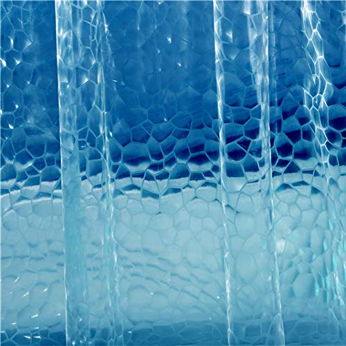 Adwaita Duschvorhang-Einlage, strapazierfähig, Eva-Kunststoff, schimmelfrei, 3D-Wasserwürfel, transp