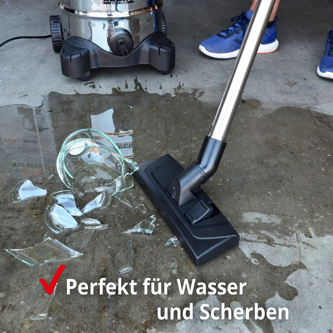 HECHT Preisgekrönter Mehrzwecksauger mit 30 Liter Behälter und starker Saugleistung – Perfekt für de