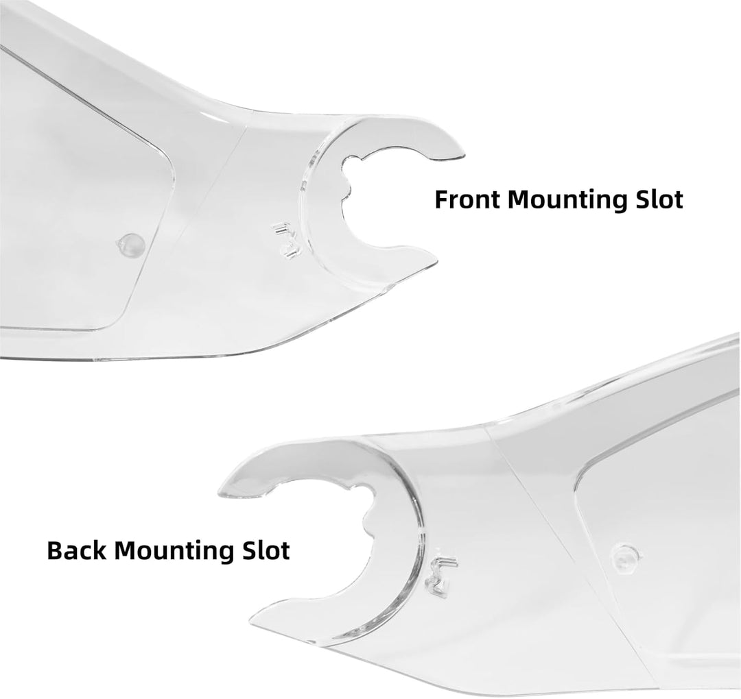 Helmvisier für Shark D Skwal D-Skwal 2 Spartan,Motorradhelm Visier,Motorrad Windschutz Helm Objektiv
