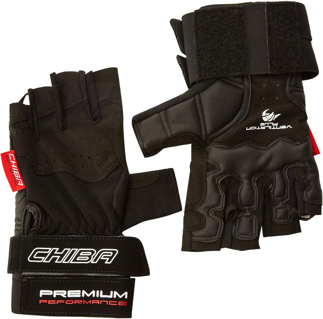 Chiba Erwachsene Handschuh Premium Wristguard XS Schwarz, XS Schwarz