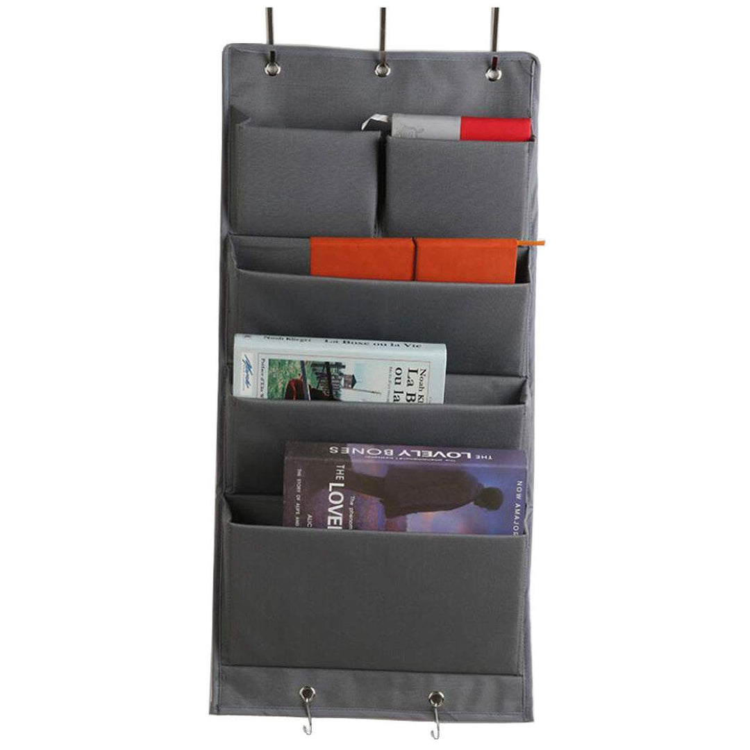 Hängeorganizer Tür Schrank Organizer aus Oxford Tuch Faltbar Hängeregal mit 5 Haken für Handtücher H