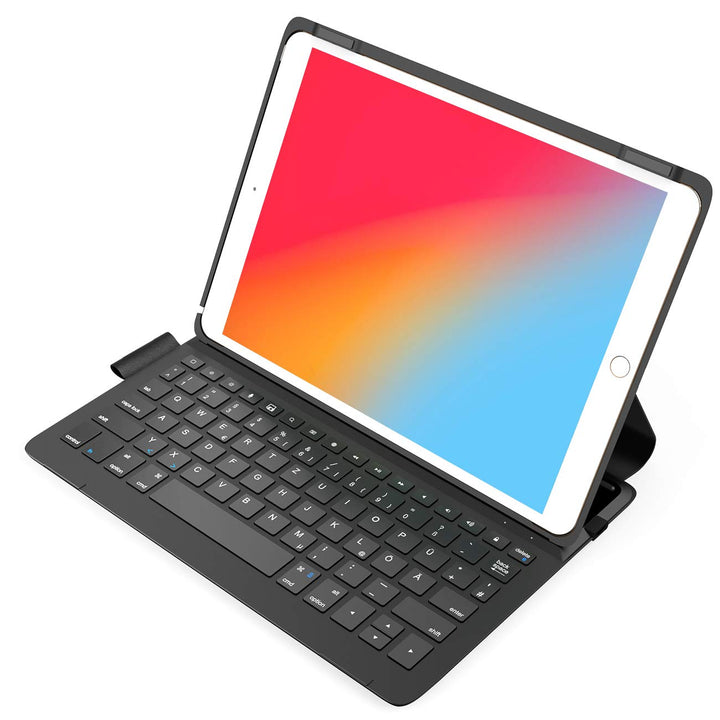 Inateck Ultraleichte Tastatur Hülle für iPad 2021(9th Gen)/iPad 2020(8th Gen)/iPad 2019(7th Gen) 10.