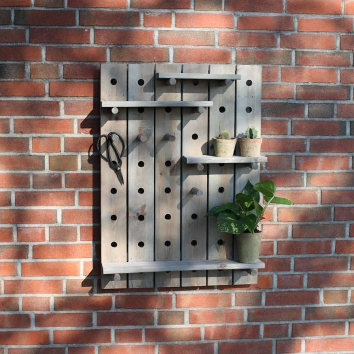 Esschert Design STECKBRETT Wandboard Garten Werkzeug Holz verstellbar Geräte